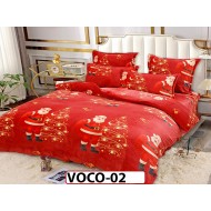 Lenjerie De Pat COCOLINO de 2 Persoane cu 6 piese -VOCO02