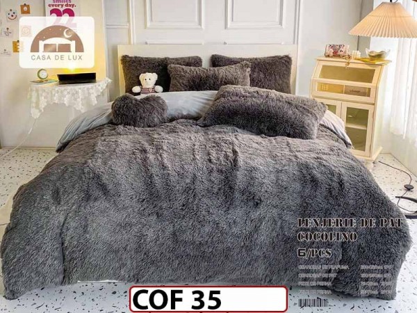 Lenjerie Cocolino Fluffy Pufoasa  cu 6 piese - COF35