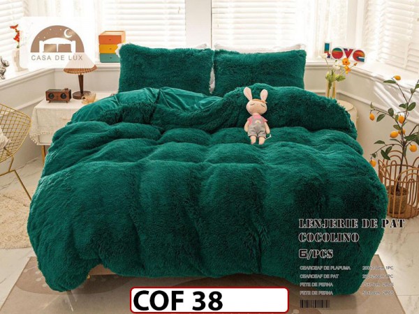 Lenjerie Cocolino Fluffy Pufoasa  cu 6 piese - COF38