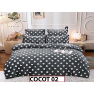 Lenjerie De Pat COCOLINO de 2 Persoane cu 6 piese - COCOT02