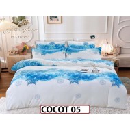 Lenjerie De Pat COCOLINO de 2 Persoane cu 6 piese - COCOT05