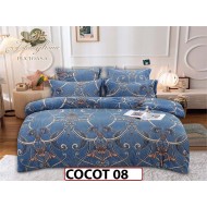 Lenjerie De Pat COCOLINO de 2 Persoane cu 6 piese - COCOT08