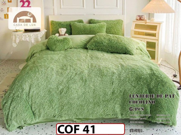 Lenjerie Cocolino Fluffy Pufoasa  cu 6 piese - COF41