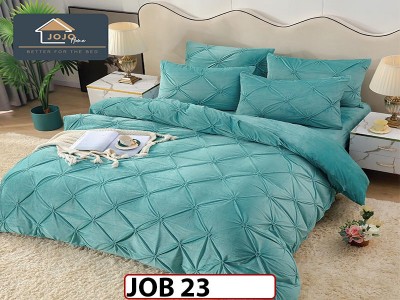Lenjerie din catifea Brodata Cu Cearceaf Elastic 4 piese - JOB23 Lenjerie din catifea Brodata Cu Cearceaf Elastic 4 piese - JOB23