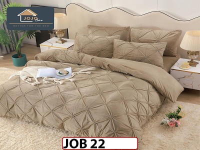 Lenjerie din catifea Brodata Cu Cearceaf Elastic 4 piese - JOB22 Lenjerie din catifea Brodata Cu Cearceaf Elastic 4 piese - JOB22