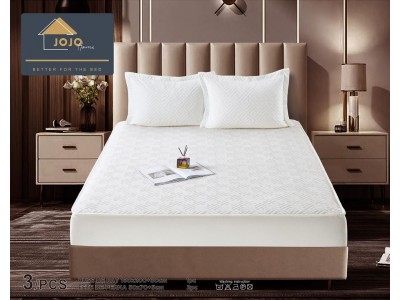Husa matlasata tip topper din catifea + 2 Fete de Perne - Saltea 160x200- HUD43 Husa matlasata tip topper din catifea + 2 Fete de Perne - Saltea 160x200- HUD43