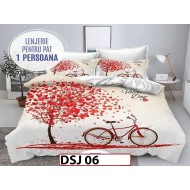 Lenjerie o persoana din Finet 4 piese - DSJ06