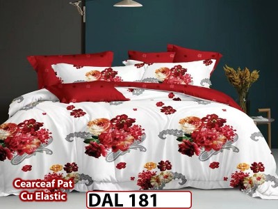 Lenjerie din finet cu 6 piese si cearceaf cu Elastic - DAL181 Lenjerie din finet cu 6 piese si cearceaf cu Elastic - DAL181