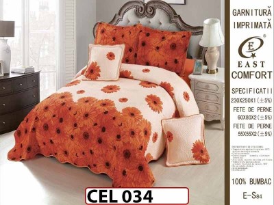 Cuvertura cu 5 piese din BUMBAC 100% - CEL034 Cuvertura cu 5 piese din BUMBAC 100% - CEL034