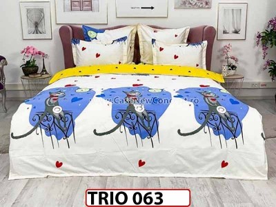 Lenjerie din finet  6 piese - TRIO063 Lenjerie din finet  6 piese - TRIO063