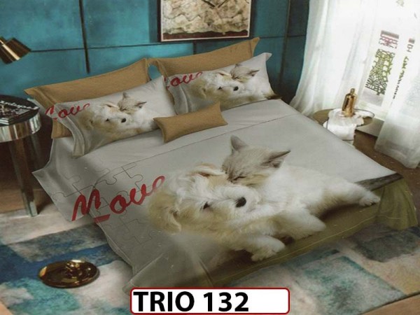 Lenjerie din finet  6 piese - TRIO132