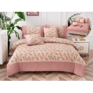 Lenjerie din finet 6 piese cu cearceaf elastic - FRC02