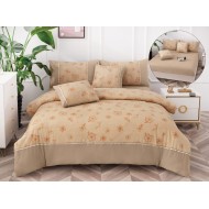 Lenjerie din finet 6 piese cu cearceaf elastic - FRC03