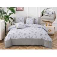 Lenjerie din finet 6 piese cu cearceaf elastic - FRC05