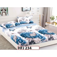 Husa de Pat din Finet + 2 Fete de Perne - Saltea 180x200 - Pat 2 Persoane - HFJ234