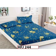 Husa de Pat din Finet + 2 Fete de Perne - Saltea 180x200 - Pat 2 Persoane - HFJ244