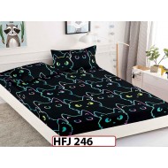 Husa de Pat din Finet + 2 Fete de Perne - Saltea 180x200 - Pat 2 Persoane - HFJ246