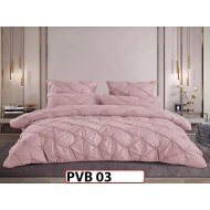 Lenjerie din Finet 6 piese cu pliuri - PVB03