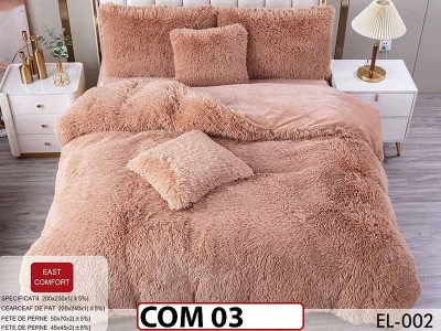 Lenjerie Cocolino Fluffy Pufoasa  cu 6 piese - COM03 Lenjerie Cocolino Fluffy Pufoasa  cu 6 piese - COM03