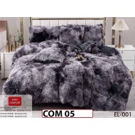 Lenjerie Cocolino Fluffy Pufoasa  cu 6 piese - COM05
