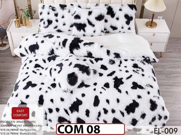 Lenjerie Cocolino Fluffy Pufoasa  cu 6 piese - COM08