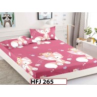 Husa de Pat din Finet + 2 Fete de Perne - Saltea 180x200 - Pat 2 Persoane - HFJ265