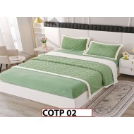 Lenjerie  cocolino cu blanita , tip tricotaj, 4 piese cu elastic - COTP02