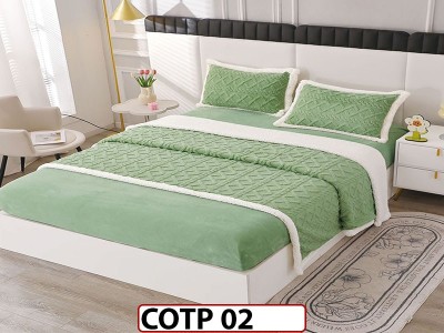 Lenjerie  cocolino cu blanita , tip tricotaj, 4 piese cu elastic - COTP02 Lenjerie  cocolino cu blanita , tip tricotaj, 4 piese cu elastic - COTP02