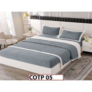 Lenjerie  cocolino cu blanita , tip tricotaj, 4 piese cu elastic - COTP05