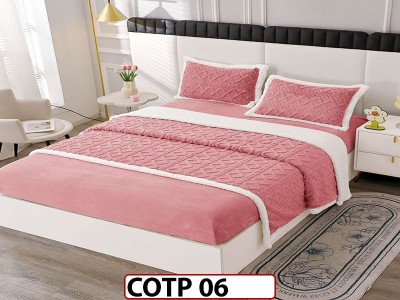 Lenjerie  cocolino cu blanita , tip tricotaj, 4 piese cu elastic - COTP06 Lenjerie  cocolino cu blanita , tip tricotaj, 4 piese cu elastic - COTP06