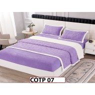 Lenjerie  cocolino cu blanita , tip tricotaj, 4 piese cu elastic - COTP07