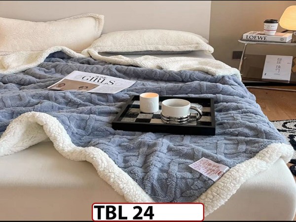 Patura Pufoasa Cocolino cu Blanita pentru pat dublu TBL24