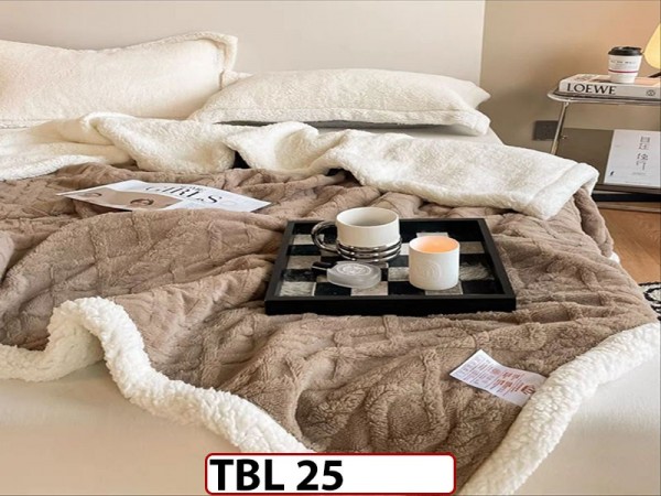 Patura Pufoasa Cocolino cu Blanita pentru pat dublu TBL25