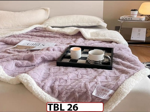 Patura Pufoasa Cocolino cu Blanita pentru pat dublu TBL26