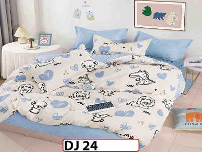 Lenjerie din finet 4 piese o persoana Cod - DJ24 Lenjerie din finet 4 piese o persoana Cod - DJ24