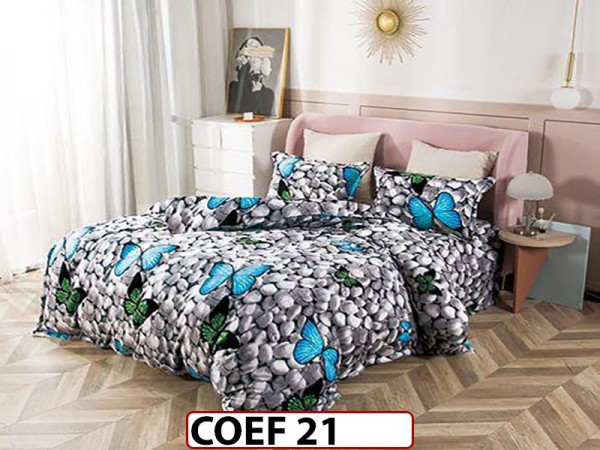 Lenjerie Cocolino cu 4 Piese pentru Doua Persoane - COEF21