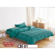 Lenjerie  din Blanita artificiala de Iepure din 4 piese cu Elastic- CBI01