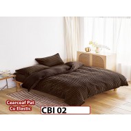 Lenjerie  din Blanita artificiala de Iepure din 4 piese cu Elastic- CBI02