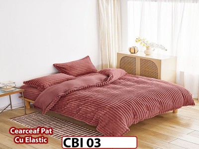 Lenjerie  din Blanita artificiala de Iepure din 4 piese cu Elastic- CBI03 Lenjerie  din Blanita artificiala de Iepure din 4 piese cu Elastic- CBI03