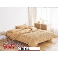 Lenjerie  din Blanita artificiala de Iepure din 4 piese cu Elastic- CBI04
