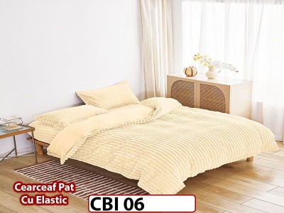 Lenjerie  din Blanita artificiala de Iepure din 4 piese cu Elastic- CBI06 Lenjerie  din Blanita artificiala de Iepure din 4 piese cu Elastic- CBI06