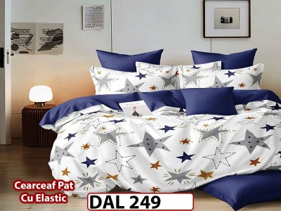 Lenjerie din finet cu 6 piese si cearceaf cu Elastic - DAL249 Lenjerie din finet cu 6 piese si cearceaf cu Elastic - DAL249