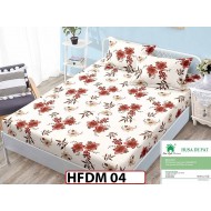 Husa de Pat din Finet + 2 Fete de Perne - Saltea 160x200 - Pat 2 Persoane - HFDM04