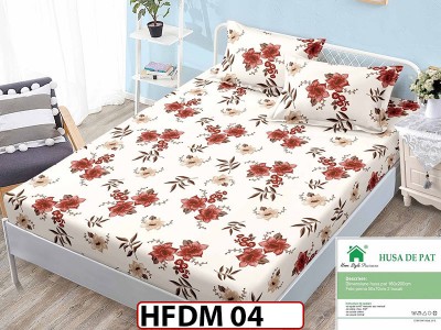 Husa de Pat din Finet + 2 Fete de Perne - Saltea 160x200 - Pat 2 Persoane - HFDM04 Husa de Pat din Finet + 2 Fete de Perne - Saltea 160x200 - Pat 2 Persoane - HFDM04