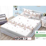 Husa de Pat din Finet + 2 Fete de Perne - Saltea 160x200 - Pat 2 Persoane - HFDM12
