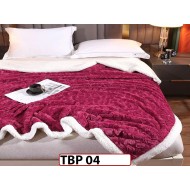 Patura Pufoasa Cocolino cu Blanita pentru pat dublu TBP04