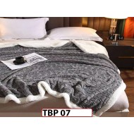 Patura Pufoasa Cocolino cu Blanita pentru pat dublu TBP07