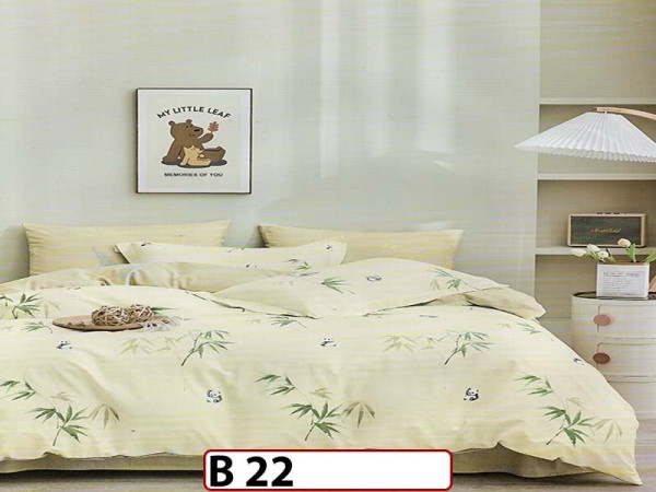 Lenjerie din bumbac 100% 4 piese CasaNewConcept - B22 Lenjerie din bumbac 100% 4 piese CasaNewConcept - B22