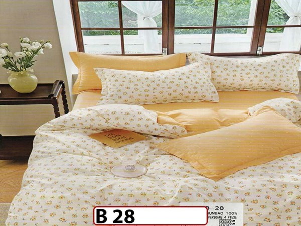 Lenjerie din bumbac 100% 4 piese CasaNewConcept - B28 Lenjerie din bumbac 100% 4 piese CasaNewConcept - B28