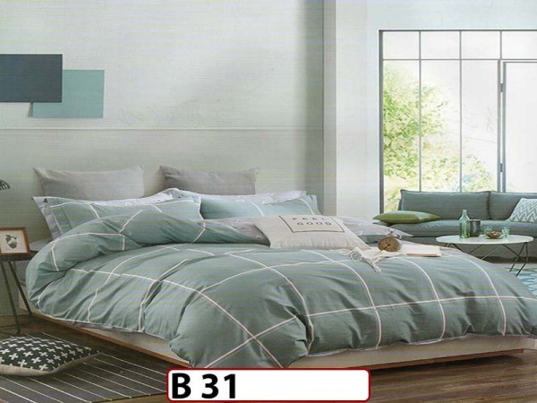 Lenjerie din bumbac 100% 4 piese CasaNewConcept - B31 Lenjerie din bumbac 100% 4 piese CasaNewConcept - B31